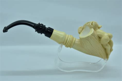 Naked Lady Pipe Big Boobs Pipe Meerschaum Pipe Straight Stem Pipe Handmade Pipe Smoking