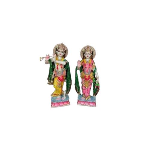 Handmade White Marble Radha Krishna Statue At Best Price In Jaipur