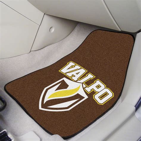 Challenger Carpet Front Floor Mats With Valparaiso University Logo