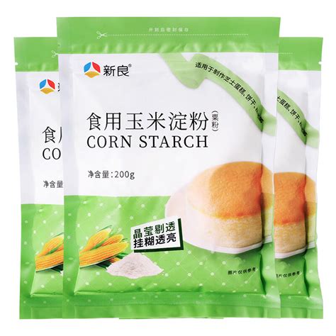 新良 玉米淀粉 调味品 勾芡生粉 蛋糕饼干点心糕点烘焙原料200g3袋 768元（2304元3件）768元 爆料电商导购值得买