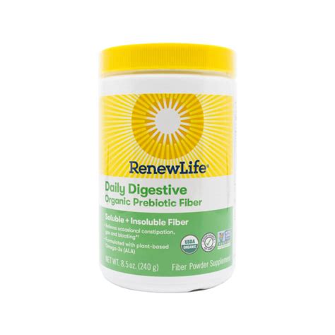 Renew Life Daily Digestive Organic Prebiotic Fiber The Healthy Place