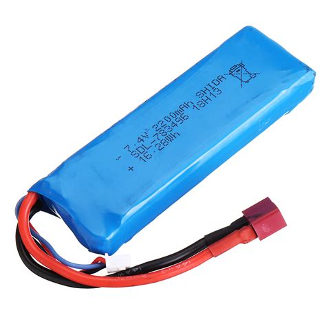 Wltoys 7 4V 2200mAh 20C 2S T Plug Lipo Battery For 10428 10428A B C A2