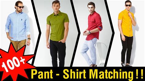 100 Mens Perfect Pant Shirt Color Combinations Youtube