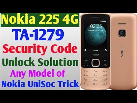 How To Unlock Nokia G Security Code Nokia Ta Security Code