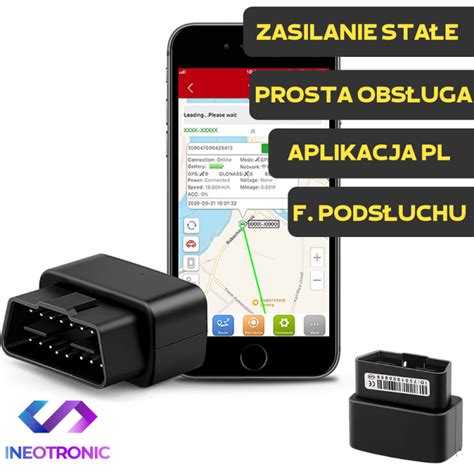 Lokalizator GPS OBD II MV66 Funkcja Podsłuchu Gospy pl