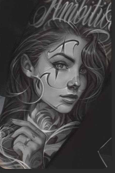 Pin By Mario Lindner On Sketches Und Vorlagen Chicano Style Tattoo Chicano Art Tattoos