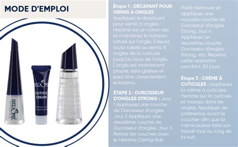 Herome En Nail Essentials Set Bleu Travel Set Soin Pour Les