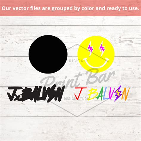 J Balvin logo bundle SVG / PNG | Etsy