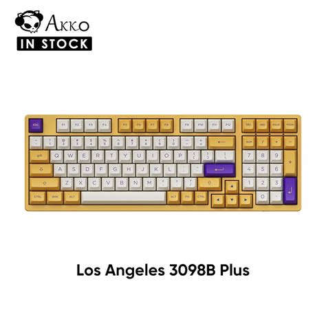Akko Los Angeles B Plus Wireless Hot Swappable Mechanical Gaming Keyboard With Rgb Backlit