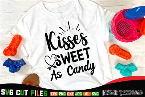 Kisses Sweet As Candy Svg Cut File Graphic By Creative Idea · Creative