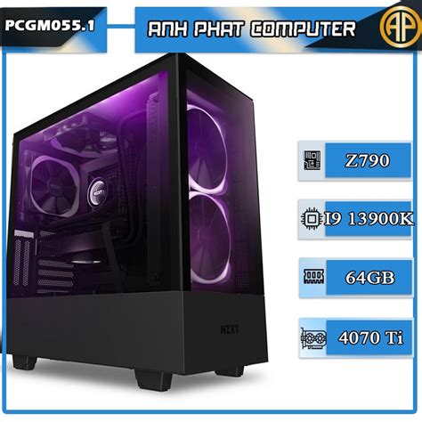 Pc Gaming Z790 I9 13900k 64GB RTX 4070 Ti Full Aorus Nzxt PC Gaming