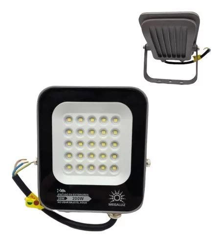 Reflector Led 20w Lámpara Luminario Exterior Luz Blanca Ip65 MercadoLibre