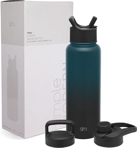 Amazon.com: Simple Modern Water Bottle with Straw, Handle, and Chug Lid ...