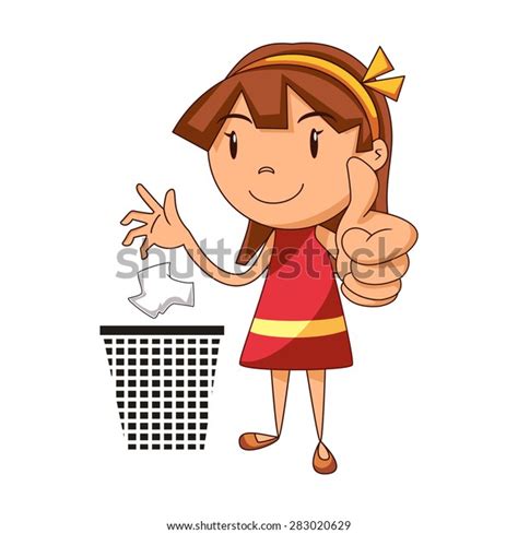 Throw Trash Girl Over 1 570 Royalty Free Licensable Stock