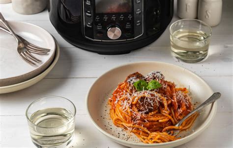 Multicooker Saucy Spaghetti And Meatballs Recipe