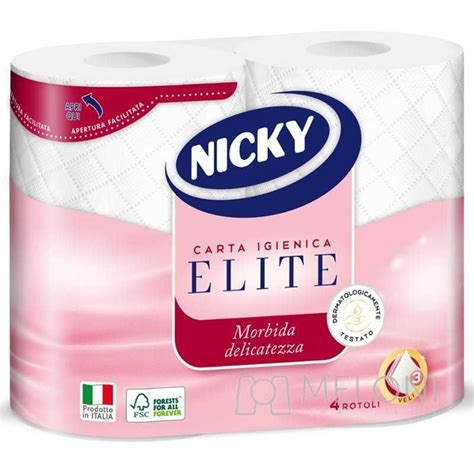 Nicky Carta Igienica Elite Rotoli Veli