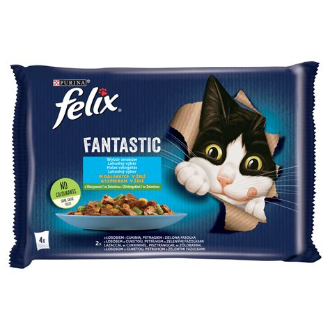 Purina Felix Fantastic mokra karma dla kotów wybór smaków w galaretce