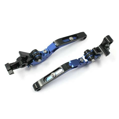 Blue Adjustable Clutch Brake Levers Set For Suzuki Sv Ebay