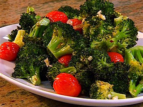 Roasted Broccoli With Cherry Tomatoes Recipe The Neelys Food Network