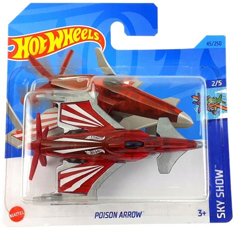 HOT WHEELS SAMOLOT POISON ARROW SKY SHOW 2 5 13007112304 Oficjalne Archiwum Allegro