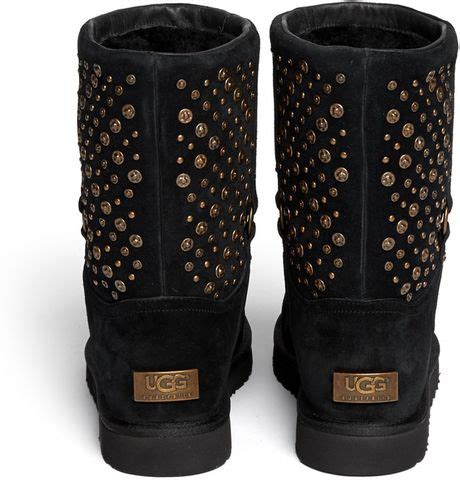 Ugg Elliott Studded Short Boots In Black Lyst