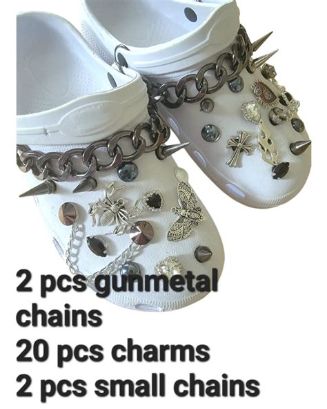 Spike Croc Charms Croc Charms Emo Spiked Charms Shoe Charm Etsy