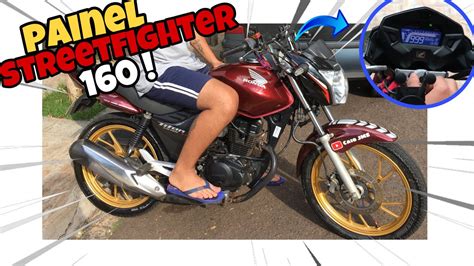 Coloquei O Painel Streetfighter Na Titan Mix Montadinha Youtube