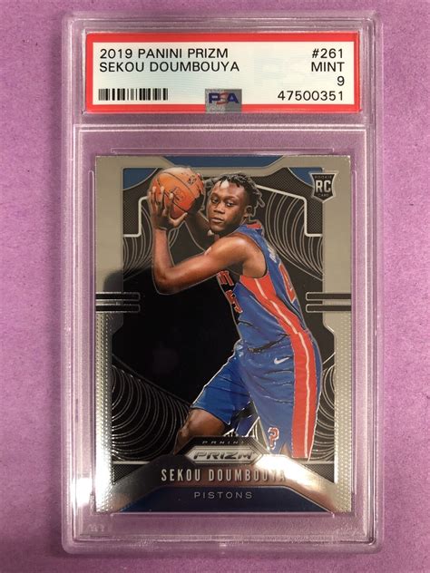 Panini Prizm Sekou Doumbouya Rc Rookie Psa Mint Pistons