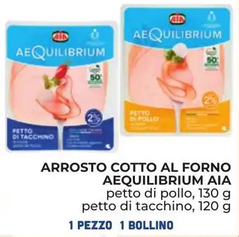 Aia Aequilibrium Petto Di Tacchino Arrosto Cotto Al Forno G