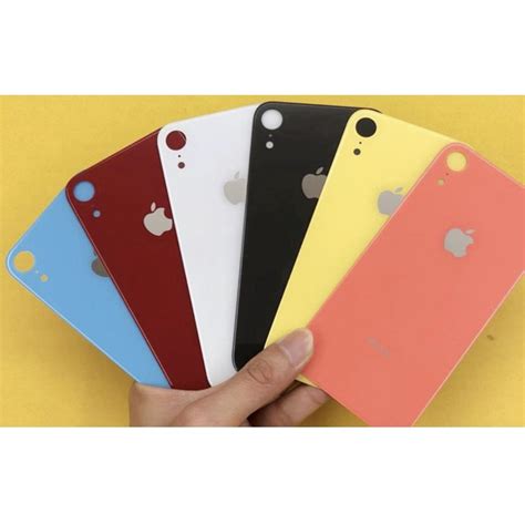 Tampa Traseira De Vidro iPhone XR Furo Da Câmera Maior Shopee Brasil