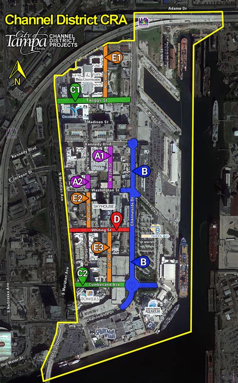 Project Info Map - Channel District Projects