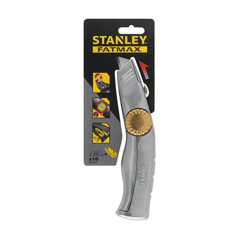 Stanley 0 10 819 Fatmax Xtreme Pro Retractable Knife Inc 10x Blades