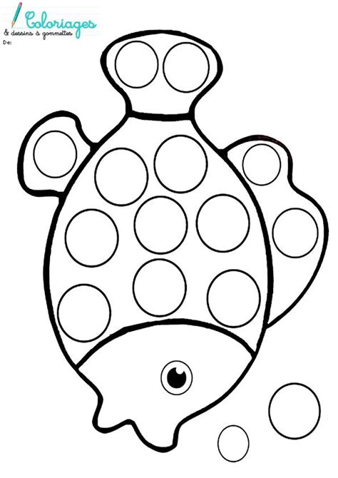 Gommettes H Ada Googlom Coloriage Poisson Coloriage Dessin Gratuit