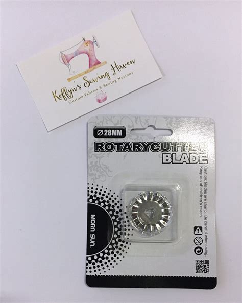 Clearance 28mm Pinking Rotary Cutting Blades Keffyn S Sewing Haven