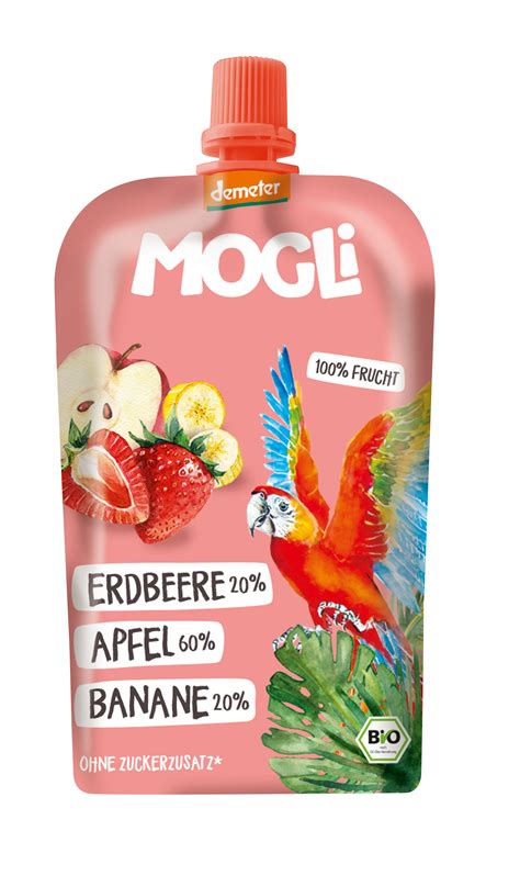 MOGLi Bio Erdbeer Banane Quetschi 120 G Shop Apotheke