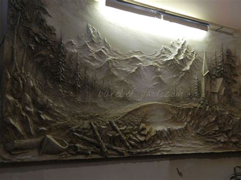 Барельеф дизайн - Сайт barelief! Sculpture Painting, Mural Painting ...