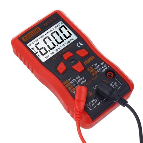 Smart M A Digital Multimeter Rms Auto Tester Professional Transistor