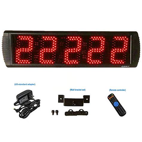 GAN XIN App Control 5 High 5 Digits LED Race Clock With Tripod For