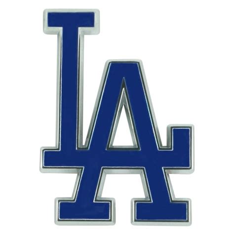 FanMats® 26615 - MLB "Los Angeles Dodgers" Colored Emblem