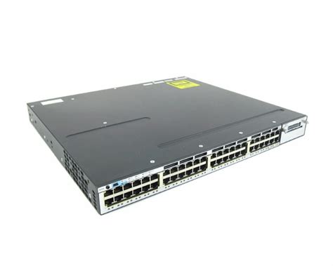 New CISCO WS C3750X 48PF S 48 Port Gigabit Ethernet PoE Netmode