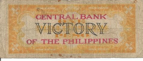 Philippines Peso Victory Note Circulated Ebay