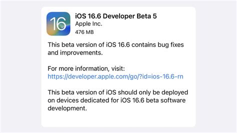 Apple Releases Ios 16 6 Beta 5 And Ipados 16 6 Beta 5 [download