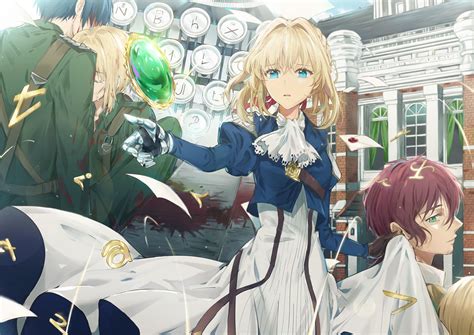 Papel De Parede Para Celular Anime Violet Evergarden Personagem