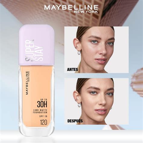 Ripley Base Maybelline Superstay Lumi Matte 120 Spf15 35ml