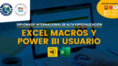 Diplomado Internacional De Alta Especializaci N Excel Macros Y Power Bi