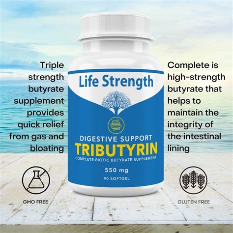 Life Strength Complete Biotic Butyrate Supplement Tributyrin Based