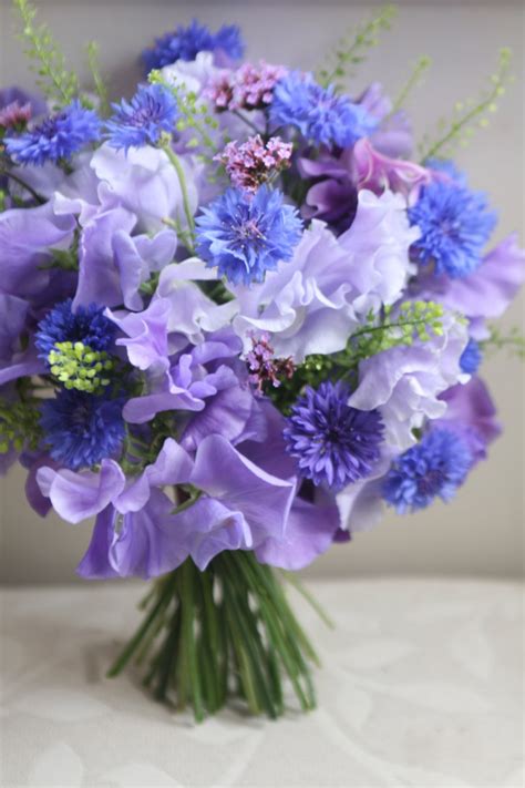 Wedding Bouquet Of Sweet Peas Liberty Blooms