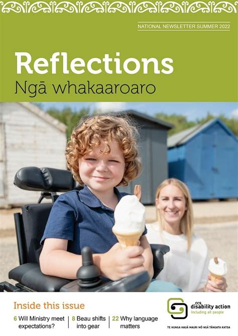 Ccs Disability Actions National Newsletter Reflections Ngā