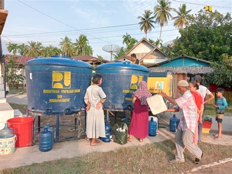 Kementerian Pupr Kerahkan Bantuan Air Bersih Di Lokasi Terdampak Banjir