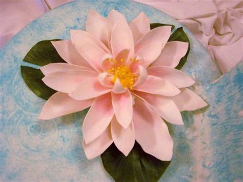 Water Lilly And Pad — Flowers Lily Cake Sugar Flowers Tutorial